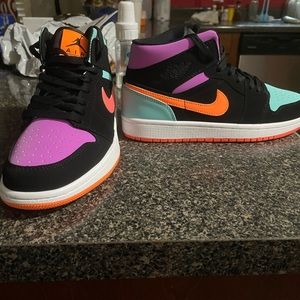 New in box… size 8 Jordan mids. Candy in color…